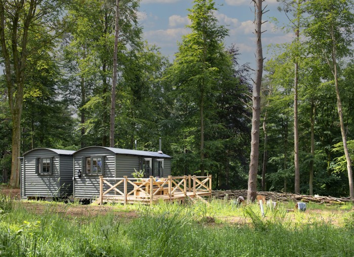 Escape to a serene cabin offering sweeping woodland and fellside views