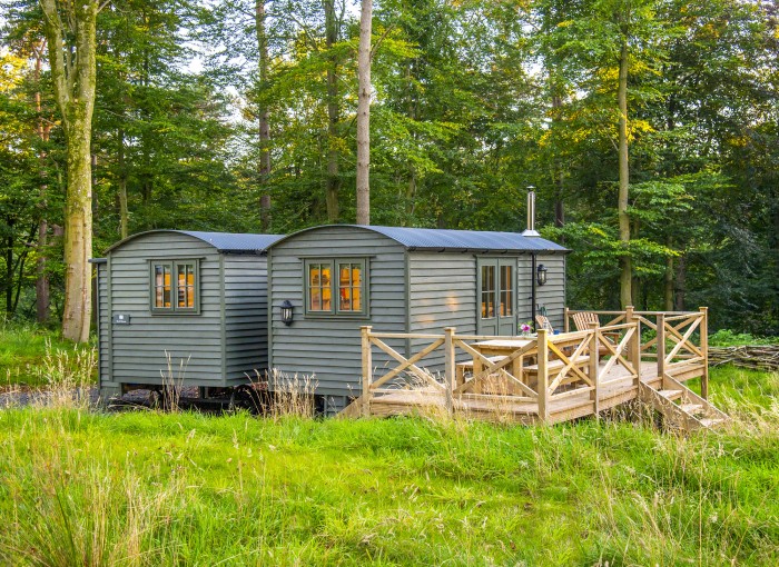 The-Rowley-Estates-Birch-Retreat-holiday-cabin-in-woods-with-log-fire-families-and-pets-welcome