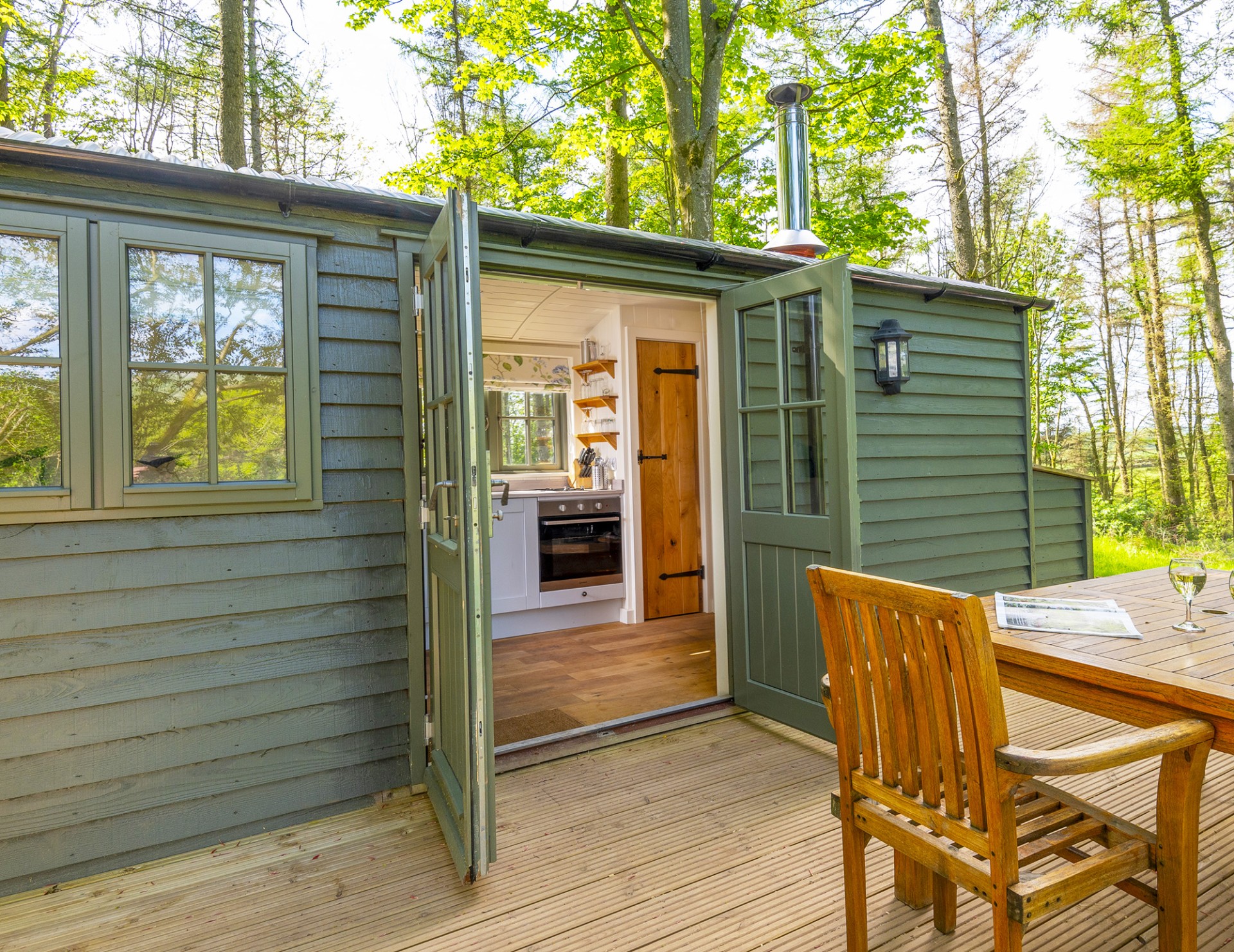 Maple-Retreat-holiday-shepherds-hut-glamping-near-Lake-District-The-Rowley-Estates